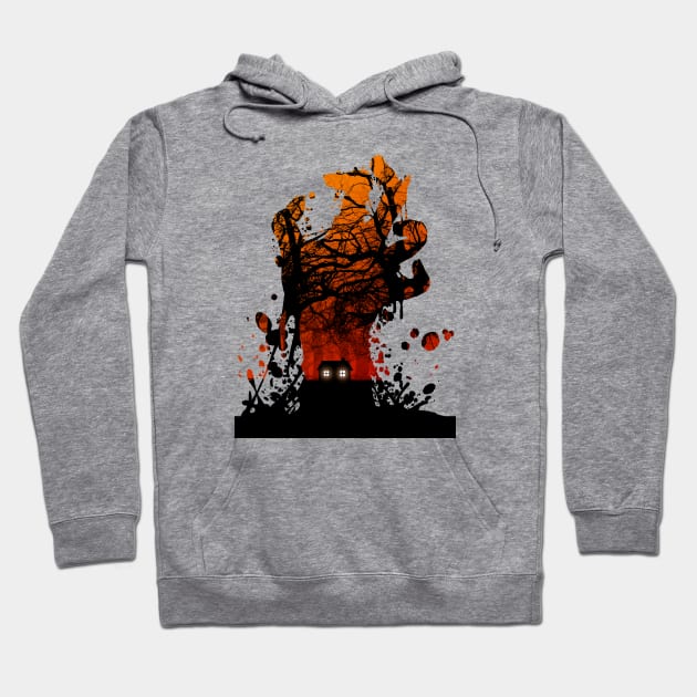 Evil hand Hoodie by TeEmporium